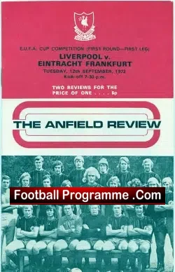 Liverpool v Eintracht Frankfurt 1972
