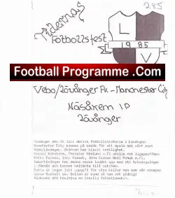 Lovanger v Manchester City 1990 – Sweden