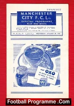 Manchester City v Bolton Wanderers 1947