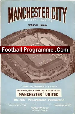 Manchester City v Manchester United 1960