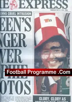 Manchester United Treble Victory Papers – The Express