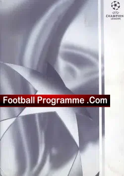 Manchester United v Boavista 2001 – UEFA Vip Press Pack