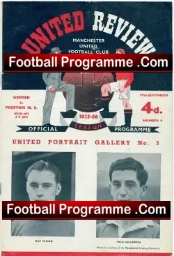 Manchester United v Preston 1955