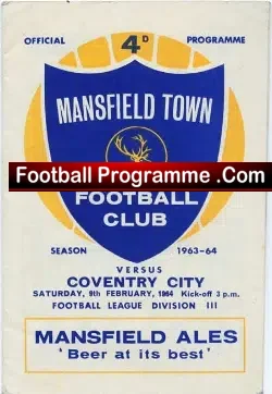 Mansfield Town v Coventry City 1964