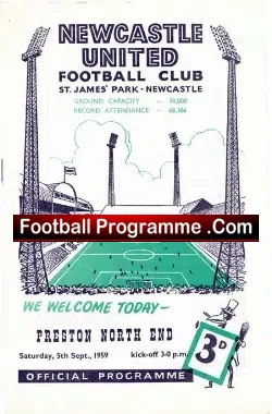 Newcastle United v Preston 1959