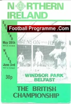 Northern Ireland v England 1977