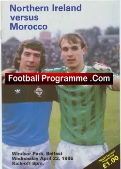 Northern Ireland v Morocco 1986