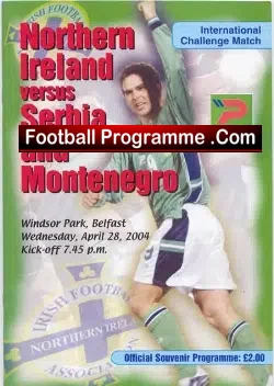 Northern Ireland v Serbia Montenegro 2004