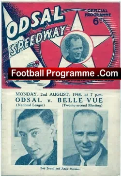 Odsal Speedway v Belle Vue 1948