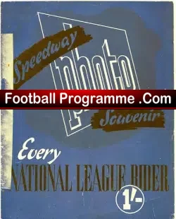 Old Speedway Photo Souvenir Booklet 1946