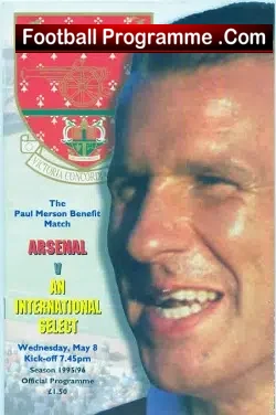 Paul Merson Benefit Match Testimonial Arsenal 1996
