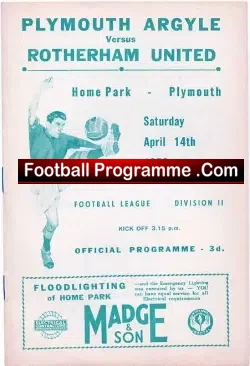 Plymouth v Rotherham United 1956