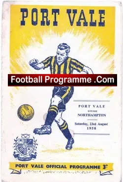 Port Vale v Northampton Town 1958