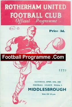 Rotherham United v Middlesbrough 1963
