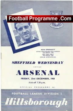 Sheffield United v Arsenal 1960
