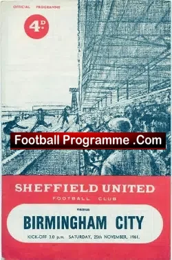 Sheffield United v Birmingham City 1961