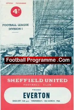 Sheffield United v Everton 1962