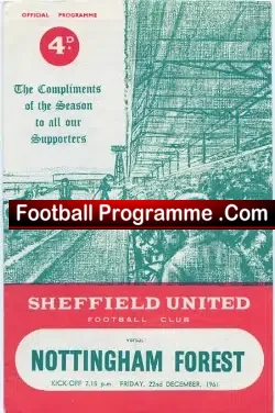 Sheffield United v Nottingham Forest 1961