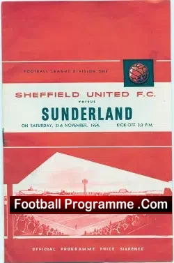 Sheffield United v Sunderland 1964