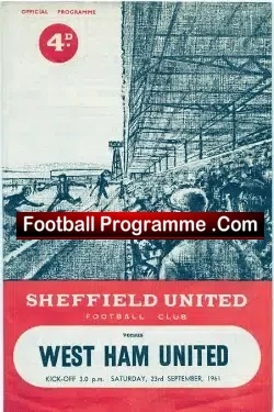Sheffield United v West Ham United 1961