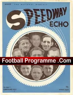 Speedway Echo Programme 1948