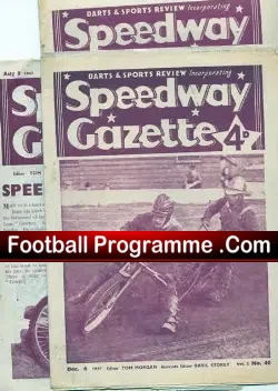 Speedway Gazette 1947 – x 3 Issues