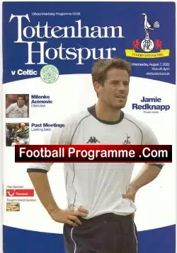 Tottenham Hotspur v Glasgow Celtic 2002