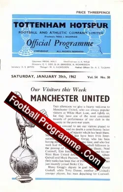 Tottenham Hotspur v Manchester United 1962