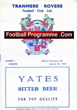 Tranmere Rovers v Chester 1964
