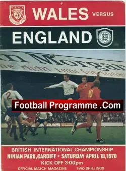 Wales v England 1970