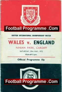 Wales v England 1972 – Kevin Keegan Debut