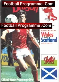 Wales v Scotland 1983 – Ninian Park Cardiff