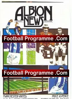 West Bromwich Albion v Manchester United 1974 – 2nd Division