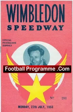 Wimbledon Speedway v Bradford 1953