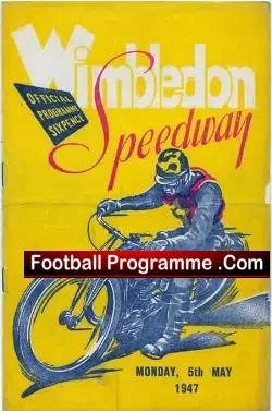 Wimbledon Speedway v Harringay 1947