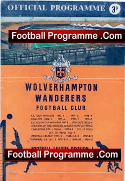 Wolves Wolverhampton v Manchester United 1959