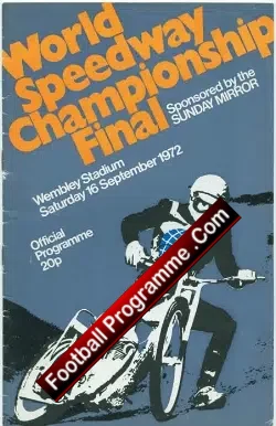 World Speedway Championship British Final 1972