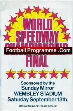 World Speedway Championship British Final 1969