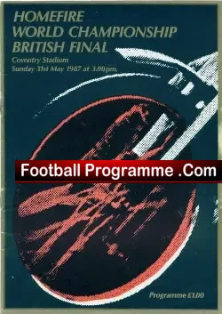 World Speedway Championship British Final 1987