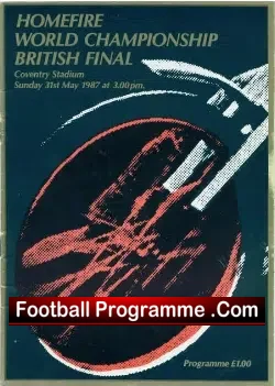 World Speedway Championship British Final 1987