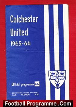 Colchester United v Darlington 1966