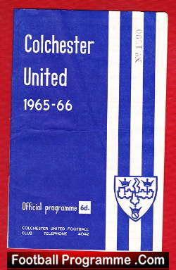 Colchester United v Crewe Alexandra 1965