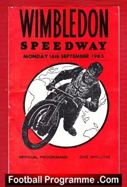 Wimbledon Speedway Gold Cup Final 1963 – Barry Briggs