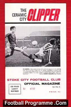 Stoke City v Everton 1968
