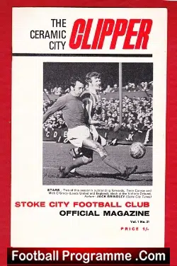 Stoke City v Arsenal 1969