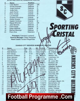 American Football Kansas City Wizards v Sporting Cristal 2001 +