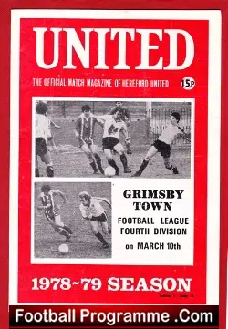 Hereford United v Grimsby Town 1979