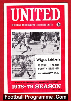 Hereford United v Wigan Athletic 1978