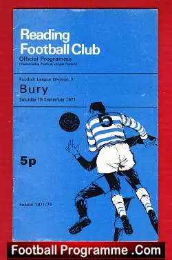 Reading v Bury 1971