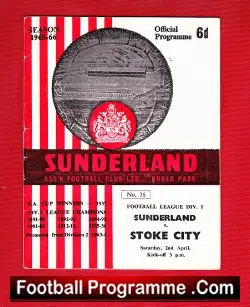 Sunderland v Stoke City 1966